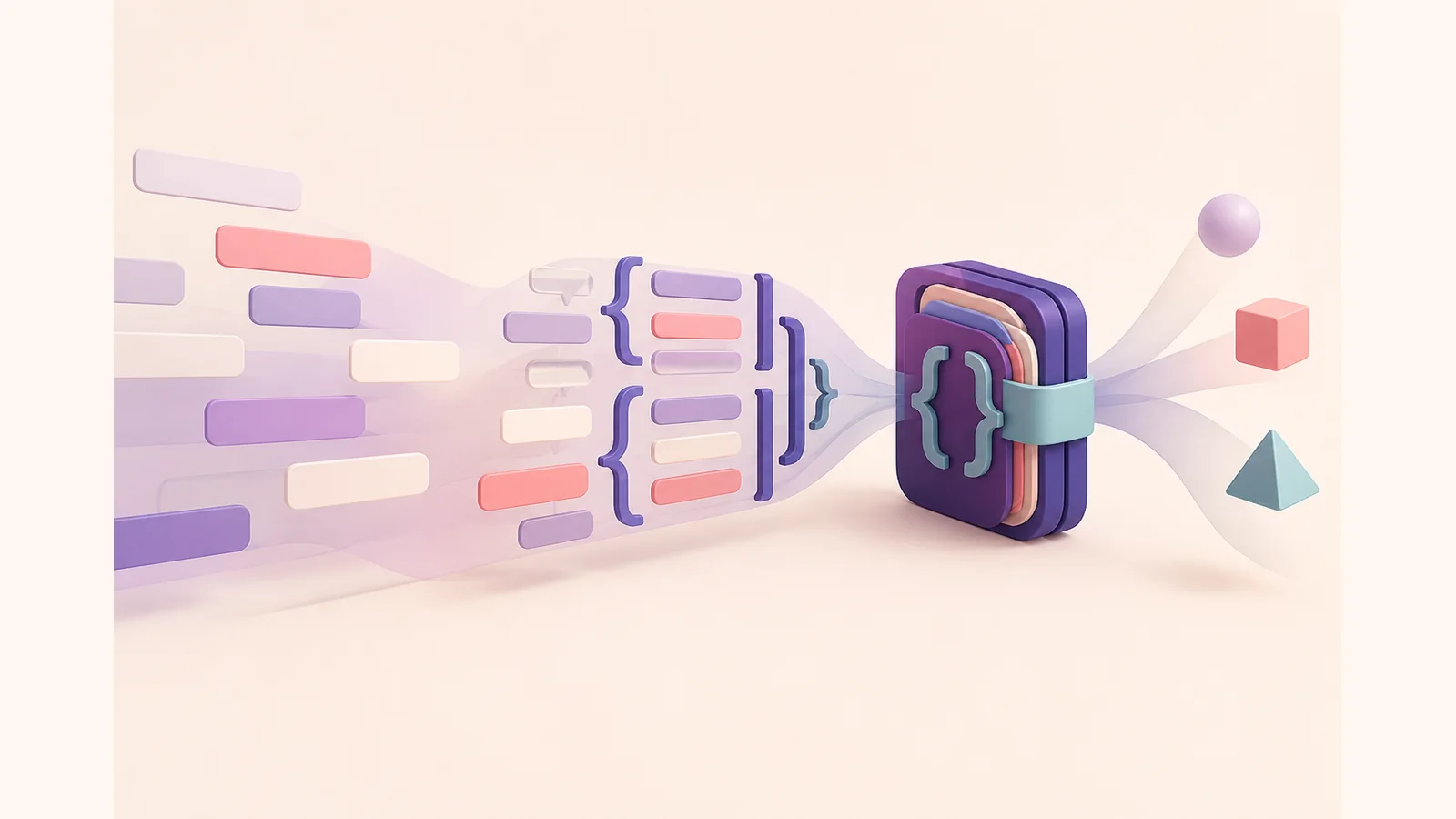 A generic desktop conversation becoming a neatly structured machine-readable archive
